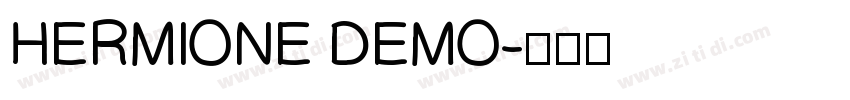 HERMIONE DEMO字体转换